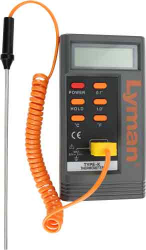 Lyman Lead Digital Thermometer with 6-Inch Probe for Casting Alloy Temperature Measurement