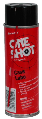 Hornady One Shot Dry Case Lube - 5.5 oz Aerosol for Firearms and Reloading Equipment