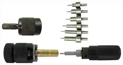 Lyman E-Zee Trim Hand Gun Case Trimmer with Multi-Caliber Pilots and Locking Case Device