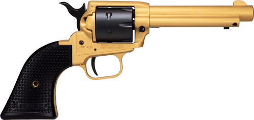 Heritage RR22S4 .22 Long Rifle 4.75-Inch Fixed Sight Revolver with Gold Frame