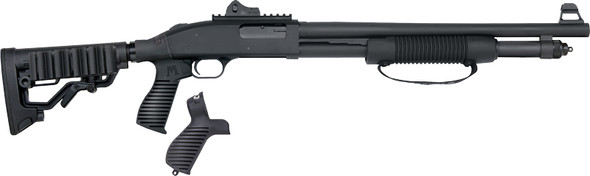 Mossberg 590SPX 12 Gauge Pump Action Shotgun with 18.5-Inch Barrel and Synthetic Tactical Stock