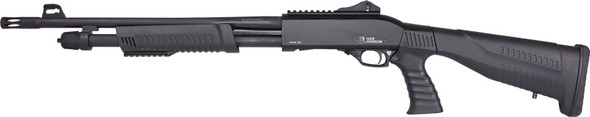 Iver Johnson Pump Action 20 Gauge Shotgun with 18-Inch Barrel and Tactical Stock