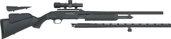 Mossberg 500 Combo 20 Gauge Pump Action Shotgun with 26-Inch Vent Rib Barrel and Dual Comb Stock