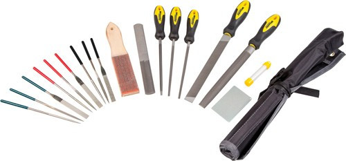 Wheeler Professional File Set 18-Piece Gun Smithing Files with Storage Pouch
