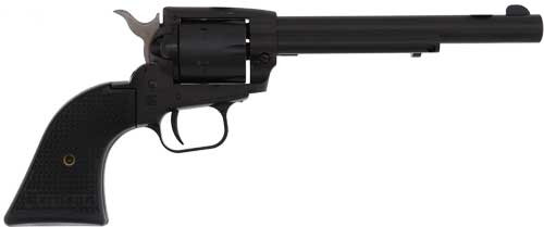 Heritage 22LR/22WMR Black Revolver with 6.5-Inch Barrel and Fixed Sights