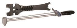 Wheeler AR Combo Tool with Torque Wrench - Multi-Use Steel AR-15 Wrench and Buffer Tube/Flash Hider Profile Kit 156700
