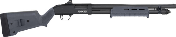 Mossberg 590S Magpul 12 Gauge Pump Shotgun with Grey Synthetic Stock and MOE Forend