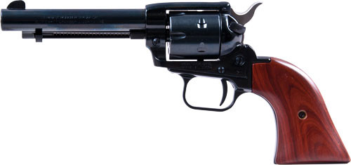 Heritage 22LR 4.75-Inch Fixed Sight Revolver with Blued Finish and Wood Grip