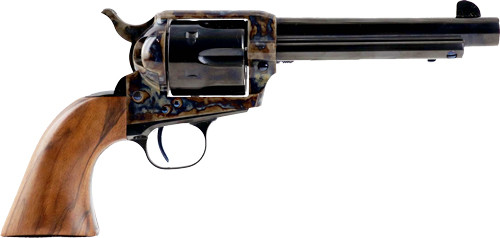 Standard Manufacturing SAR5CC1 .45 Long Colt Single Action Revolver with 5.5-inch Blue Barrel and Wood Grips
