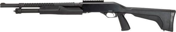 Stevens 320 Security 12-Gauge Pump Action Shotgun with Matte Black Synthetic Stock and 18.5-inch Barrel