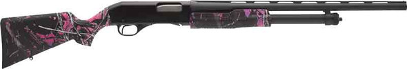 Stevens 320 Field Youth 20-Gauge Pump-Action Shotgun with Camouflage Synthetic Stock