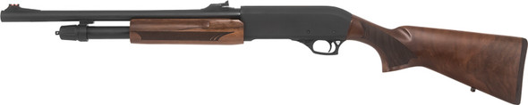 Fusion Firearms Tope Pump 12 Gauge Shotgun, 3-inch Chamber, 18.5-inch Barrel, Blued Finish with Walnut Stock