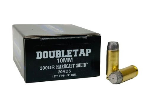 Doubletap 10MM Auto 200 Grain Flat Nose Reloadable Ammunition (Part No. 10MM200HC)