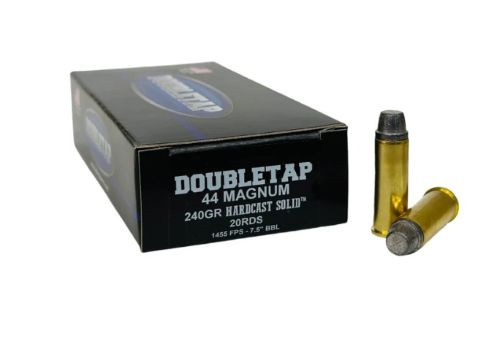 Doubletap 44 Rem Mag 240 Grain SWC Ammunition – Reloadable 20 Rounds per Box