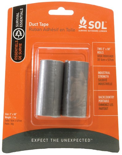 ARB SOL Duct Tape 2 Pack - Industrial Strength 2" x 50" Rolls for Heavy-Duty Repairs