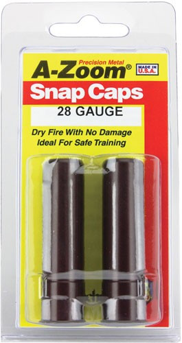 A-ZOOM Metal Snap Cap for 28 Gauge Shotguns - Reliable Dry Fire Practice and Storage