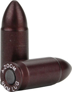 A-ZOOM Metal Snap Cap for 9mm Luger - Safe Practice and Training Dummy