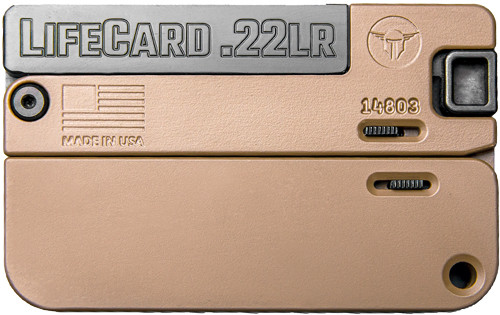 Trailblazer Lifecard .22LR Pistol - Compact Aluminum Frame with Brown Finish