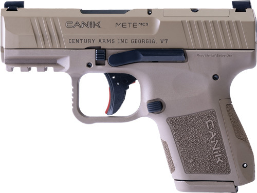 Canik Mete MC9 9mm Semi-Auto Pistol with 3.18-inch Barrel and Flat Dark Earth Finish