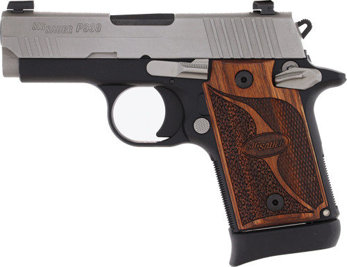 SIG P938 9mm 3-inch Semi-Auto Pistol with Night Sights and 7-Round Magazines