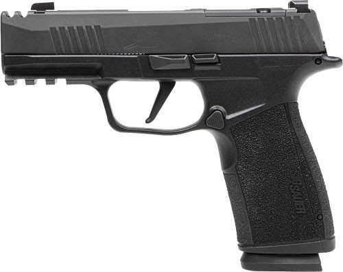 SIG P365X Macro 9mm Semi-Auto Pistol with 3.1-Inch Compensated Barrel, Black Finish, and Night Sights