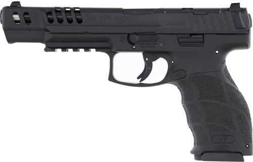 HK VP9 Match Push Button Semi-Auto Pistol with 5.5-Inch Barrel and Four Magazines