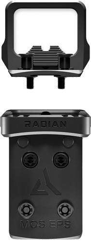 Radian Weapons EPS Guardian Optic - Aluminum Optic Guard with Stealth Backup Iron Sights