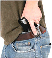 Blackhawk Inside Pants Holster for Glock 26/27/33 - Left Hand, Black, Model #05