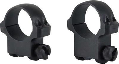 Ruger 4BHM/5BHM Medium Matte Steel Scope Rings for 1-Inch Tubes, 2-Pack