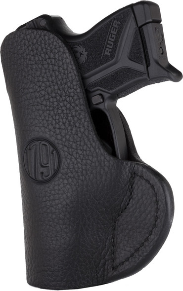 1791 Gunleather SCH0NSBR Inside Waist Band Holster for Kimber - Black Leather Comfort and Quick Draw Design