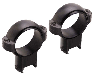 Burris Zee Rings 1" High – Matte Black Steel Weaver Style Scope Mounts