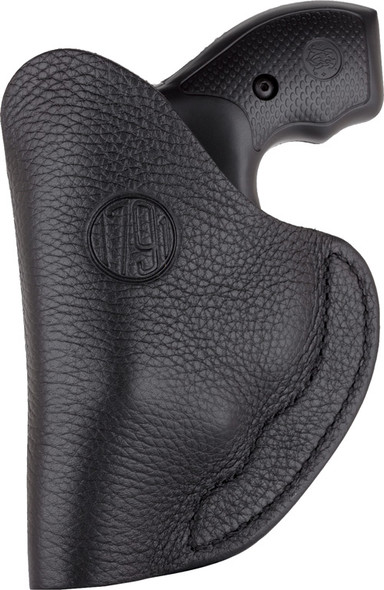 1791 Gunleather SCH2NSBR Inside Waistband Holster for Small Frame Revolvers, Black Leather