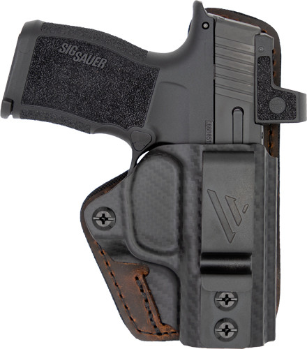 VersaCarry Comfort Flex Custom Leather Inside Waistband Holster for Glock 43 - Brown
