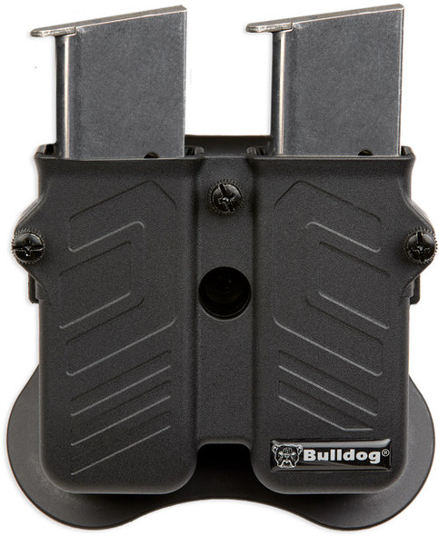Bulldog Max Multi-Fit Polymer Magazine Holster with Adjustable Paddle for Most Handguns