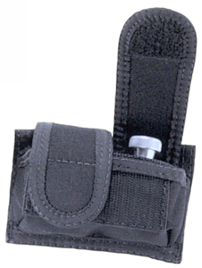 Michaels Double Speedloader Case - Black Cordura Nylon with Velcro Closure and Divider for Most .38 to .45 Colt Speedloaders