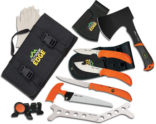 Outdoor Edge The Outfitter Set - Versatile Hunting and Skinning Knife Kit