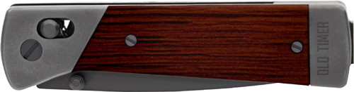 Old Timer Frontier Pivot Knife with Stainless Steel Blade and Rosewood Handle
