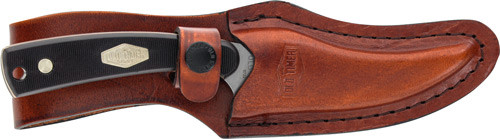 Old Timer Knife SharpFinger with Leather Sheath - Precision Stainless Steel Blade