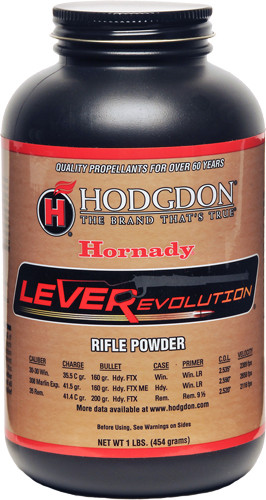 Hodgdon Leverevolution Propellant - 1 lb Canister for Lever Action Cartridges