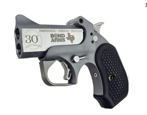 Bond Arms 30th Anniversary .45LC/410 Break Action Revolver with Stainless Finish