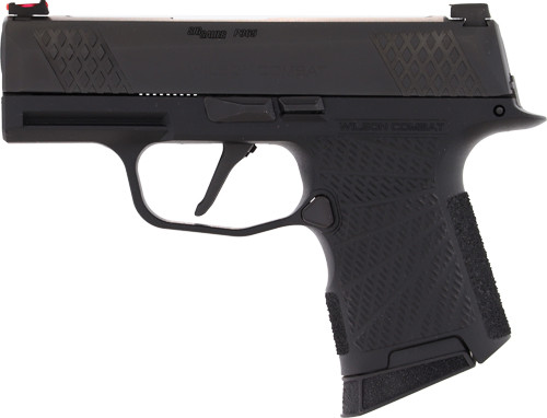 Wilson Combat SIG-WCP365-9BAT 9mm Semi-Auto Pistol with Polymer Grip and Fiber Optic Sights