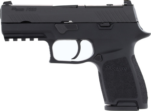 SIG P320 9mm 3.9-inch Night Sights Pistol with Medium Compact Grip and Two Magazines