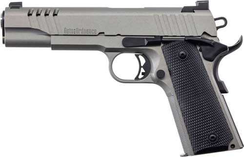 Auto-Ordnance 1911A1 .45 ACP Semi-Auto Pistol with Night Sights and Stainless Finish
