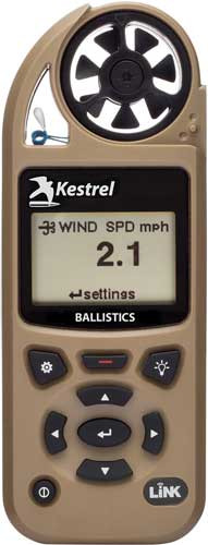 Kestrel 5700 Ballistics Weather and Ballistics Meter in Tan - Waterproof, Shock Resistant with LCD Display and Wireless Capabilities