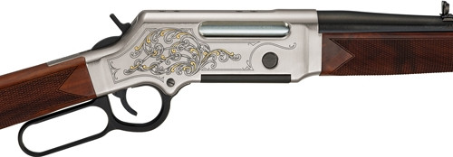 Henry Long Ranger Deluxe .223 Rem/5.56 NATO Sporting Rifle with Walnut Stock and Gold Inlay