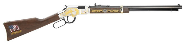 Henry Military Service 2nd Edition Lever-Action Rifle in .22 LR with Octagon Barrel