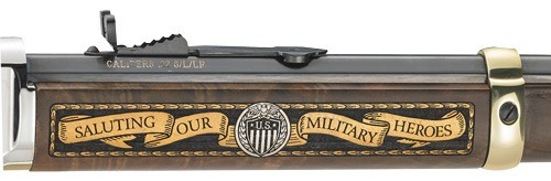 Henry Military Service 2nd Edition Lever-Action Rifle in .22 LR with Octagon Barrel