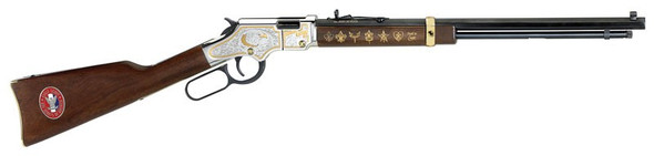 Henry Eagle Scout Tribute Edition .22 Lever Action Sporting Rifle with Walnut Stock and Octagon Barrel
