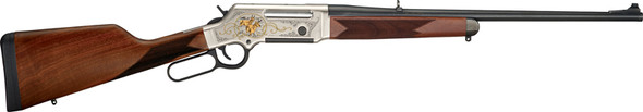 Henry Long Ranger Antelope .243 Winchester Sporting Rifle with Walnut Stock and Gold Inlay