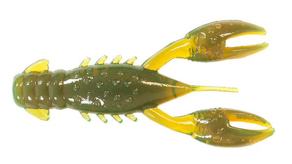 Z-Man Fishing Products TRD CRAWZ 2.5-Inch Soft Plastic Baits, 6-Pack in Motor Oil Color TRDCR-273PK6